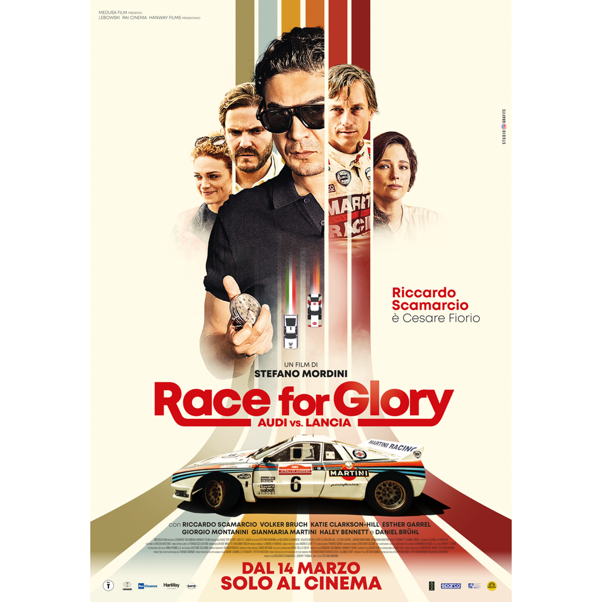 Lozza protagonista sul grande schermo nel nuovo film “Race for Glory - Audi vs Lancia”